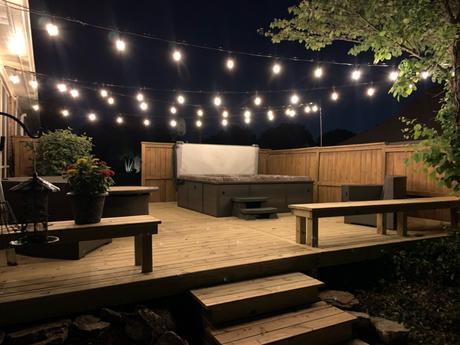 Patio String Lights  Serenity Outdoor Lighting