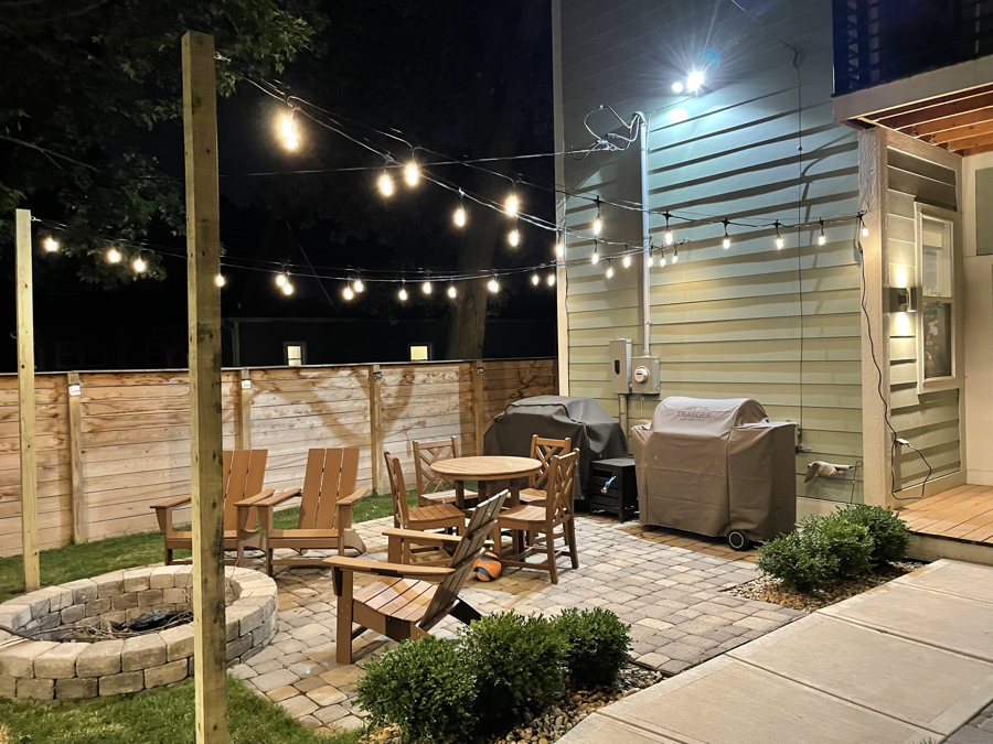 Patio String Lights  Serenity Outdoor Lighting