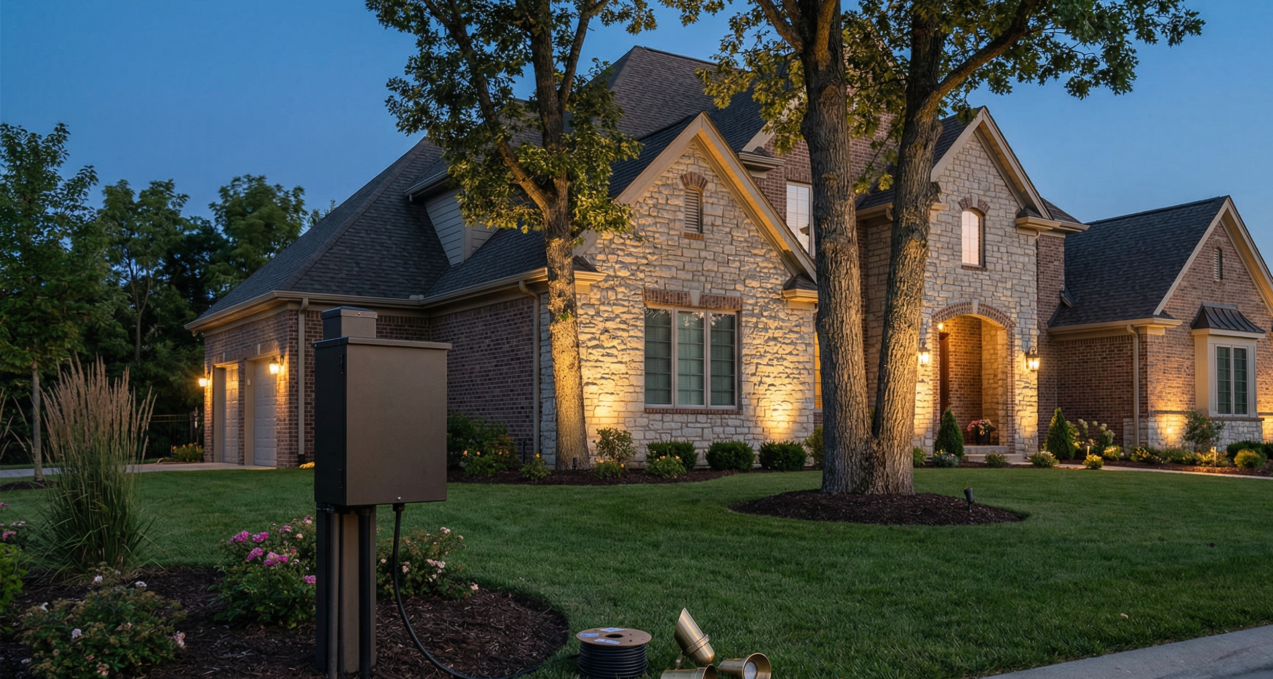 How Much Does Landscape Lighting Cost in Indiana? (A Realistic Breakdown)