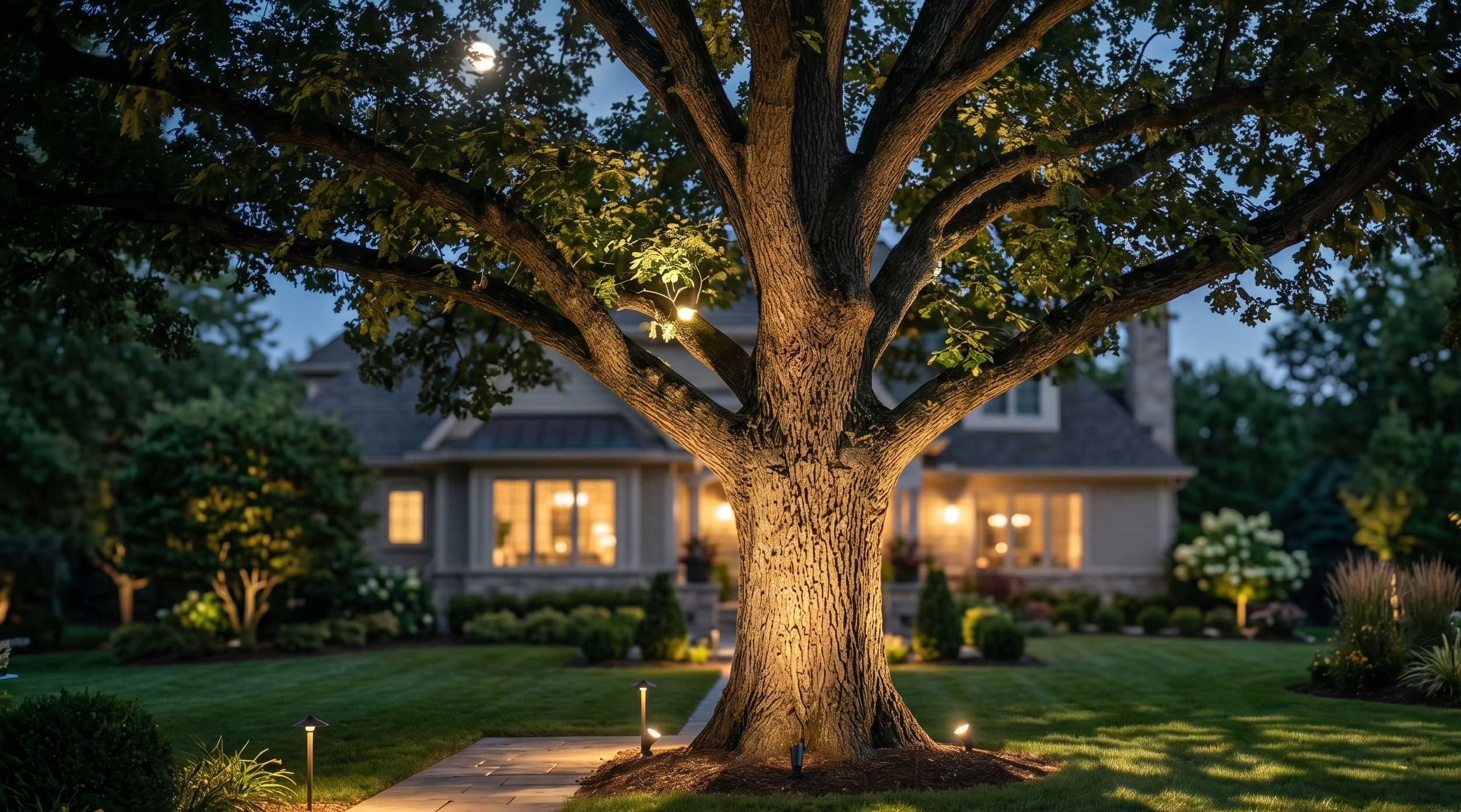 How to Light Large Trees Without Overdoing It